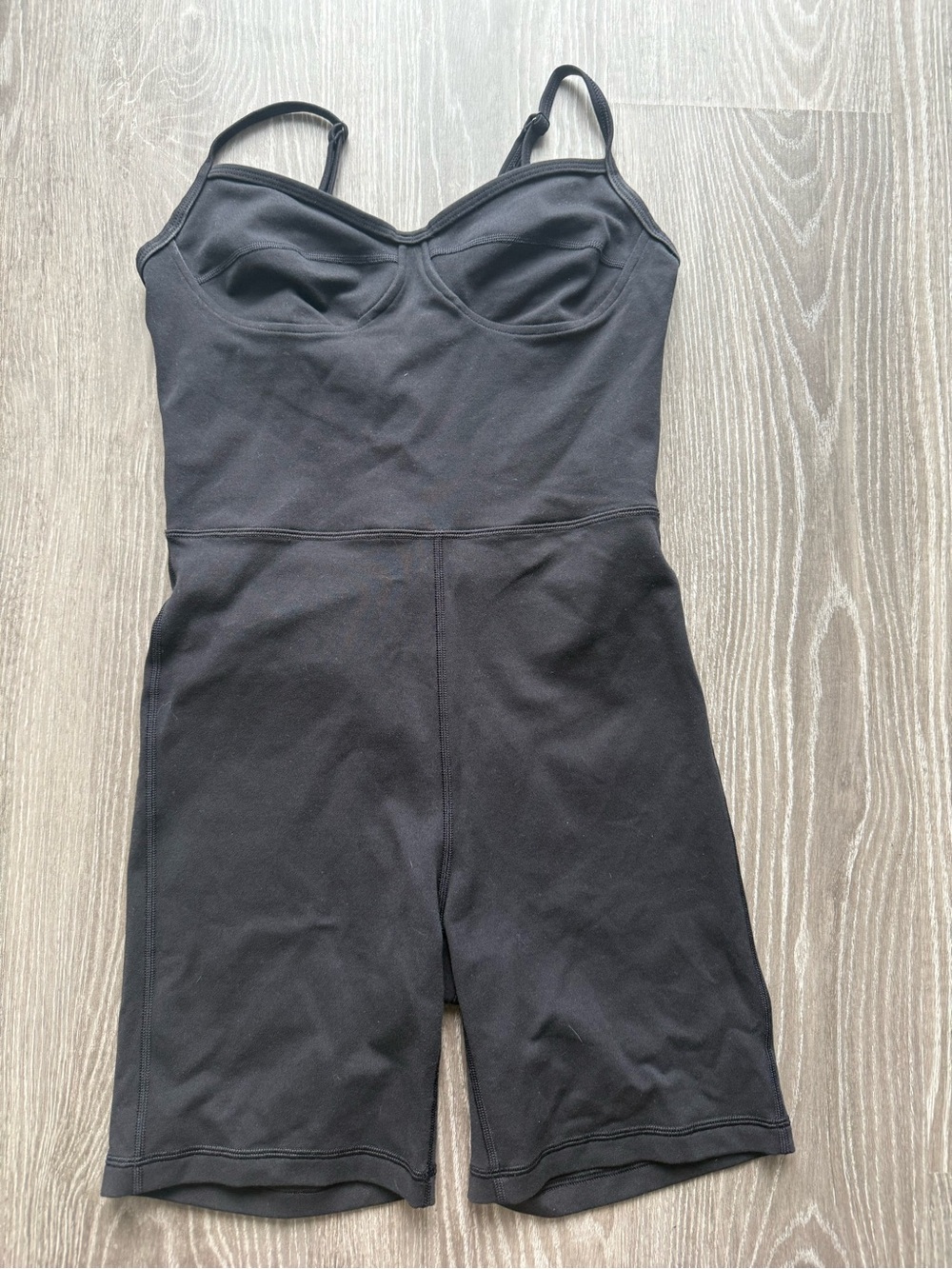 Wilfred Black Shapewear Bodysuit with Adjustable Straps